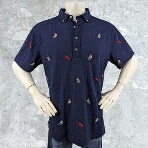 Ralph Lauren Polo Shirt Size Large Tall Embroidered Sailing , Lobster , Anchor